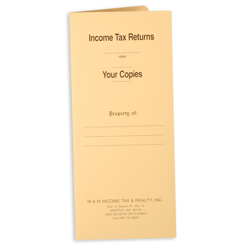 01-01-011 Income Tax Returns Document Folder