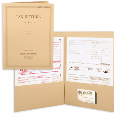 08-28-011 Tax Return Presentation Folder