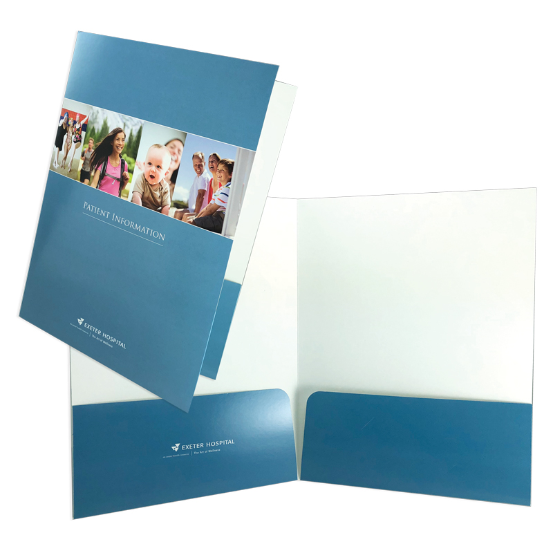 Four Color Process Printed Folder