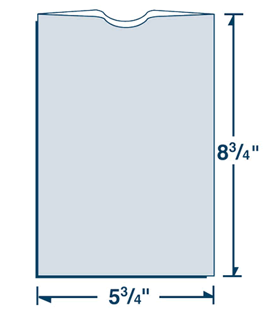5 3/4" x 8 3/4" Pull-out Style Sleeve