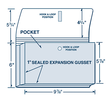 9 7/8" x 6" Sealed Expansion Portfolio