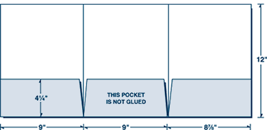 Three Panel Pocket Folder