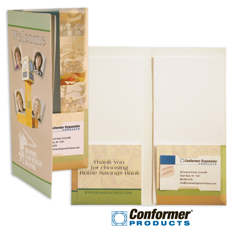 48-65-CON Small Conformer® Capacity Pocket Folder - Holds up to 1/8" per Pocket