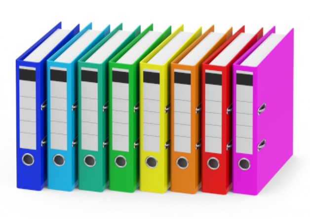 organizing a classroom with binders